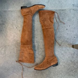 Stuart Weitzman Lowland in Coffee Brown